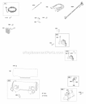 Muffler Electric Starter Alternator WiresIgnition Diagram and Parts List for 543275-0111-E1  Briggs and Stratton Engine